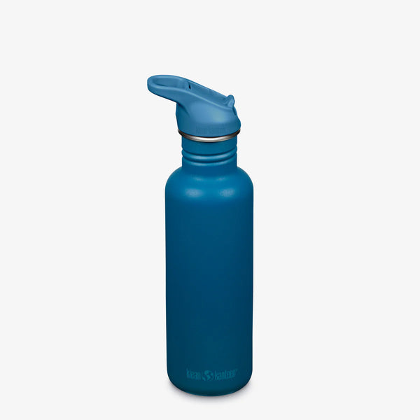 Drinkfles Classic Single Wall 800ml - Flip Seal Sport Cap met Rietje