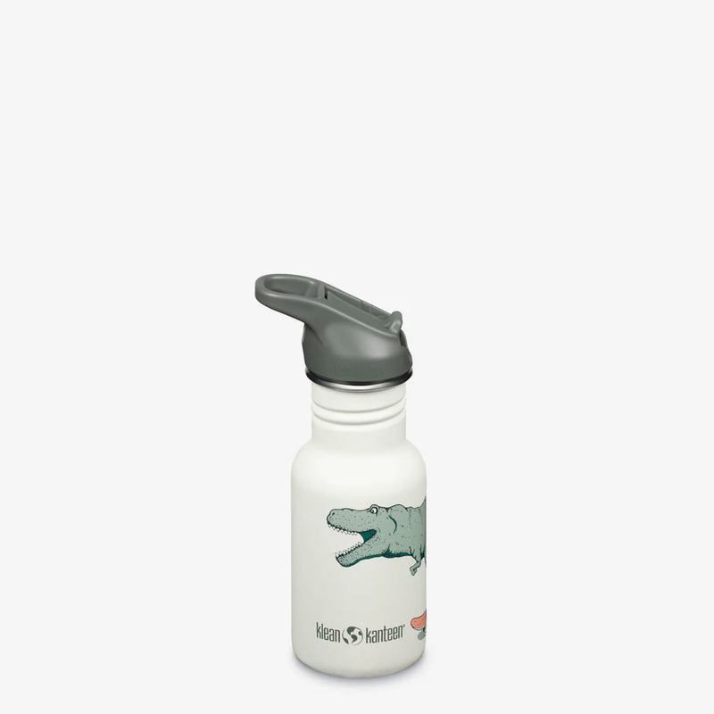 Kid Kanteen Classic 355 ml - Bouchon sport à rabat avec paille 