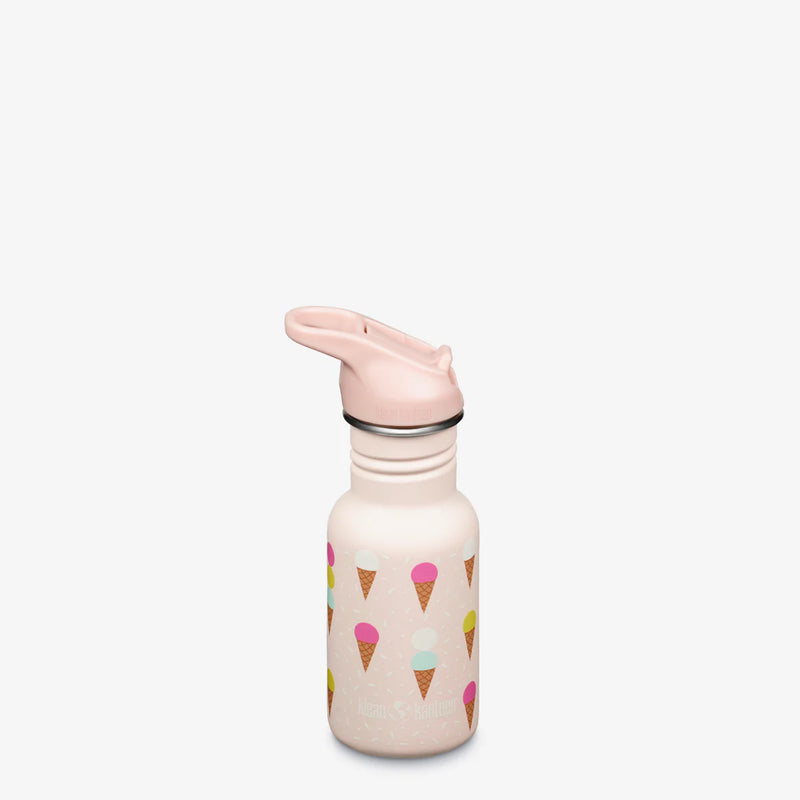 Kid Kanteen Classic 355 ml - Bouchon sport à rabat avec paille 