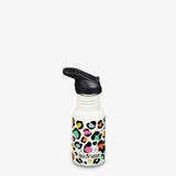 Kid Kanteen Classic 355 ml - Bouchon sport à rabat avec paille 