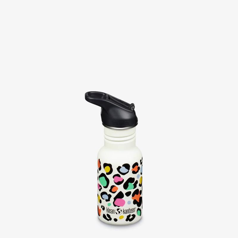 Kid Kanteen Classic 355 ml - Bouchon sport à rabat avec paille 