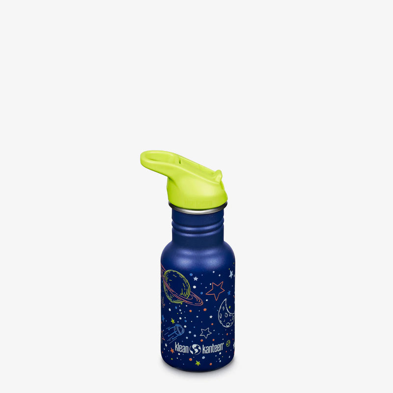 Kid Kanteen Classic 355 ml - Bouchon sport à rabat avec paille 